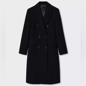 Mango. Tailored wool coat.